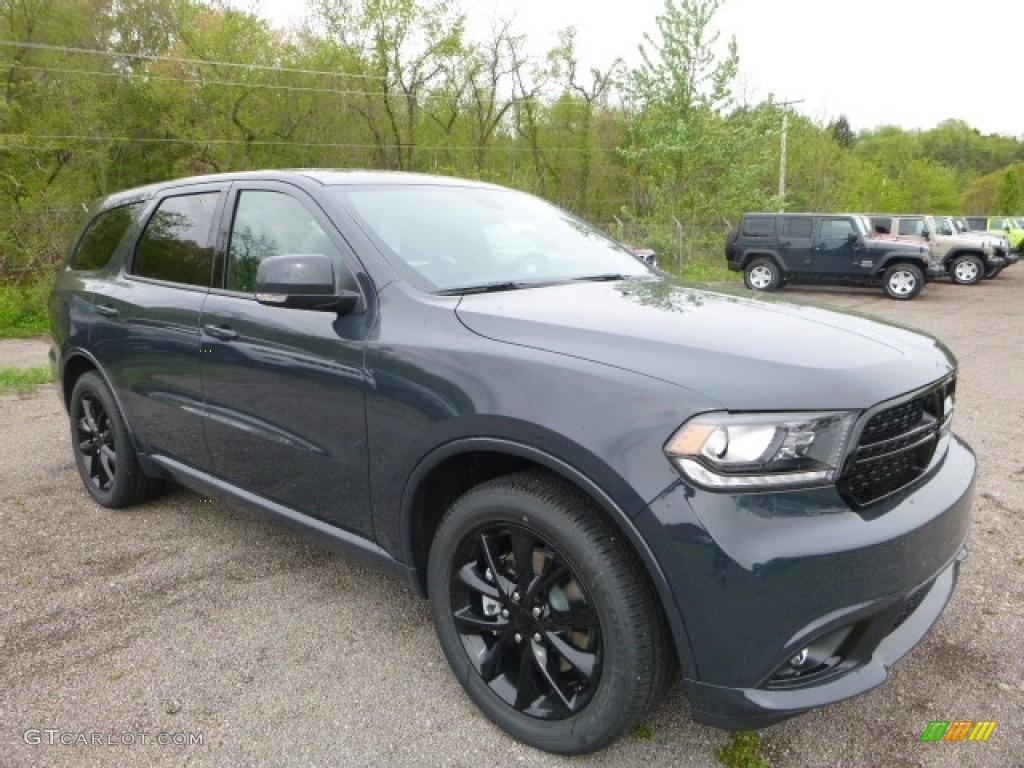 2017 Durango R/T AWD - Bruiser Grey / Black photo #7