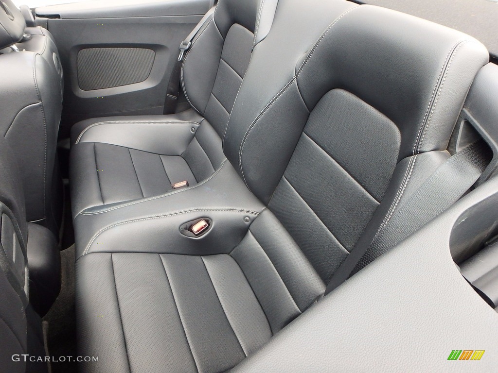 Ebony Interior 2017 Ford Mustang EcoBoost Premium Convertible Photo #120282480