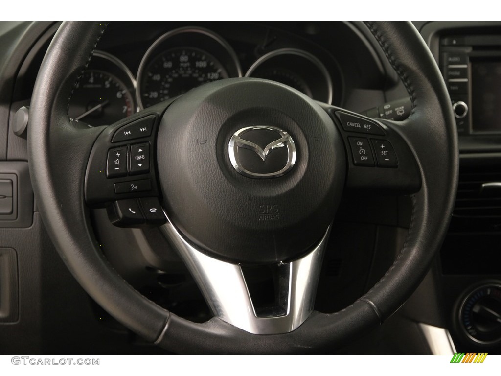 2014 CX-5 Touring AWD - Crystal White Pearl Mica / Black photo #6