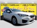 Crystal White Pearl 2017 Subaru Impreza 2.0i Premium 4-Door