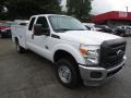 Oxford White - F250 Super Duty XL SuperCab 4x4 Photo No. 3