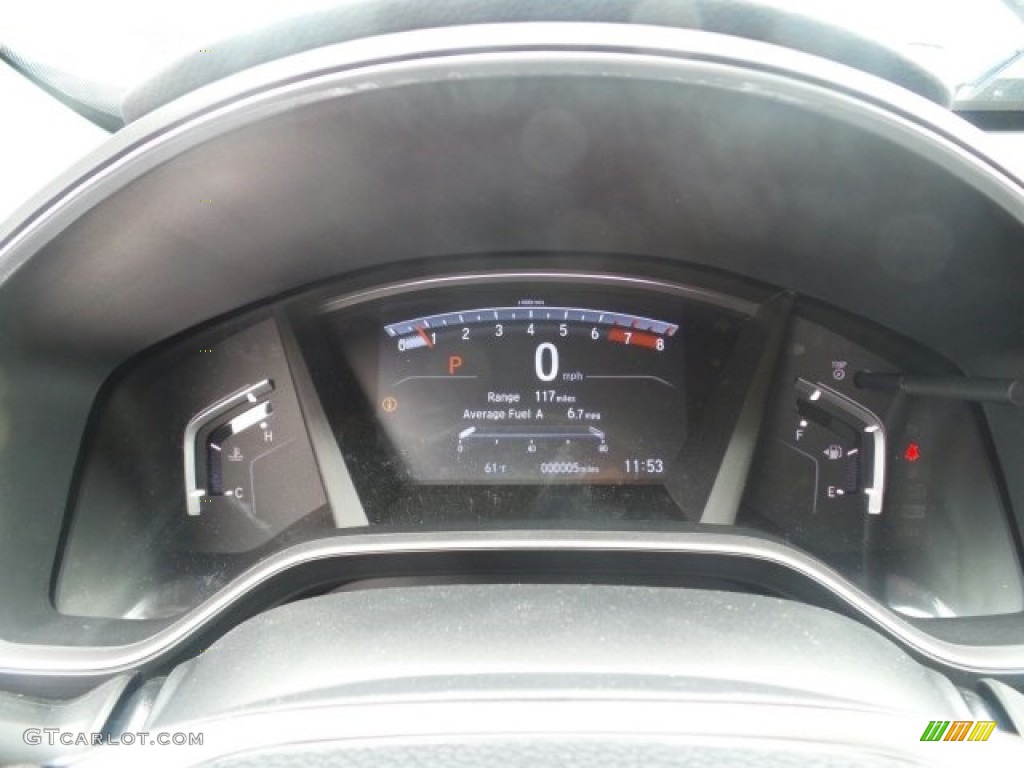 2017 CR-V EX AWD - Modern Steel Metallic / Gray photo #14