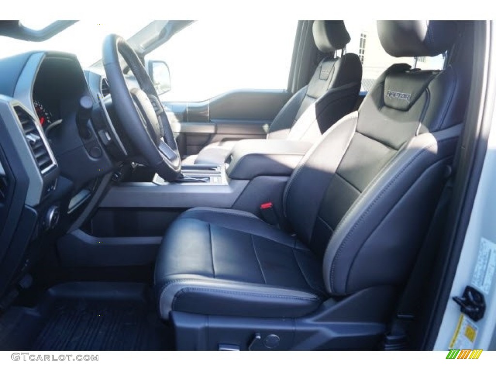 2017 Ford F150 SVT Raptor SuperCrew 4x4 Front Seat Photo #120288333