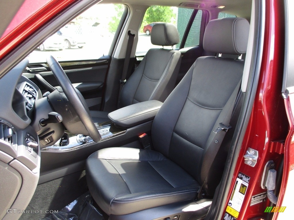 2013 X3 xDrive 28i - Vermillion Red Metallic / Black photo #13
