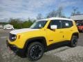 2017 Solar Yellow Jeep Renegade Trailhawk 4x4  photo #1