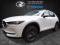 2017 Crystal White Pearl Mazda CX-5 Touring AWD  photo #4