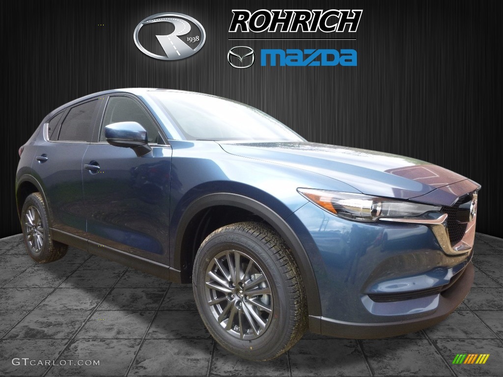 2017 CX-5 Touring AWD - Blue Reflex Mica / Black photo #1