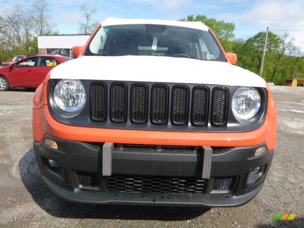 2017 Renegade Altitude 4x4 - Omaha Orange / Black photo #9