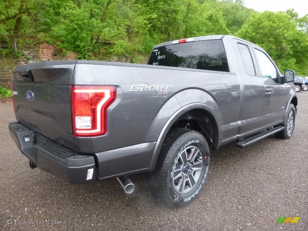2017 F150 XLT SuperCab 4x4 - Magnetic / Black photo #2