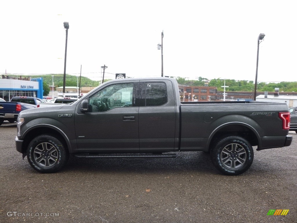 2017 F150 XLT SuperCab 4x4 - Magnetic / Black photo #5