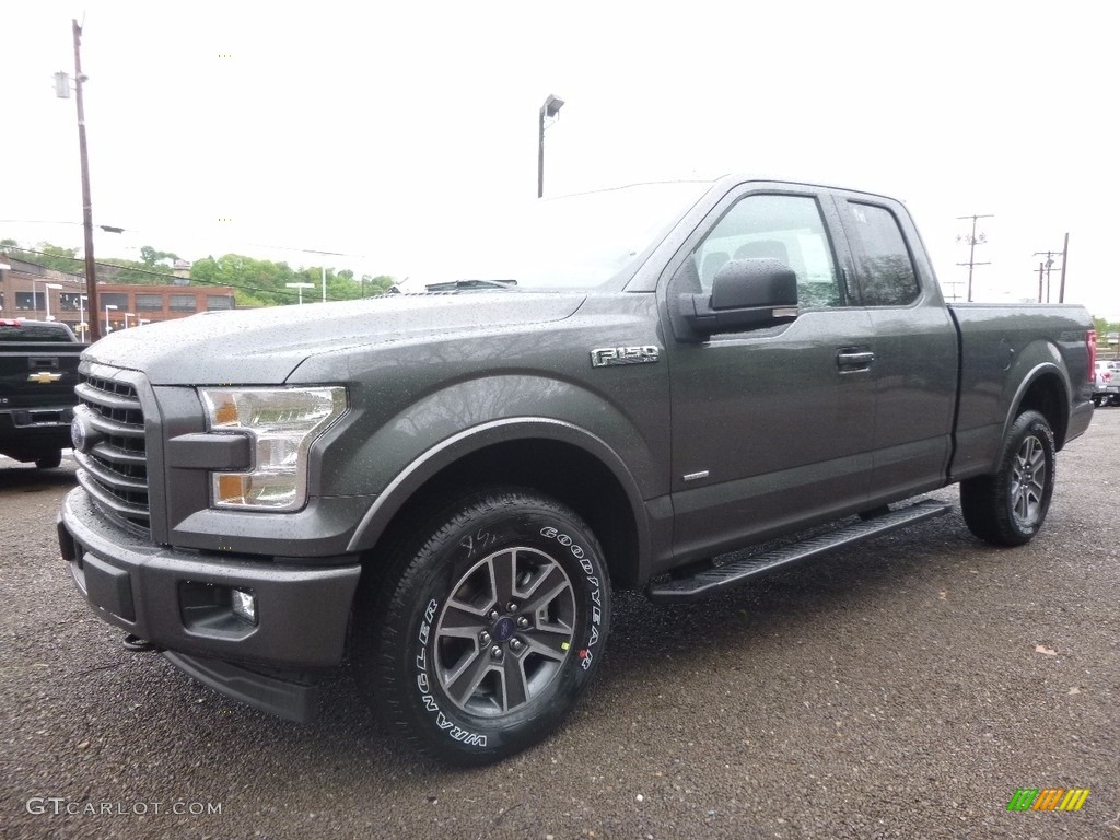 2017 F150 XLT SuperCab 4x4 - Magnetic / Black photo #6