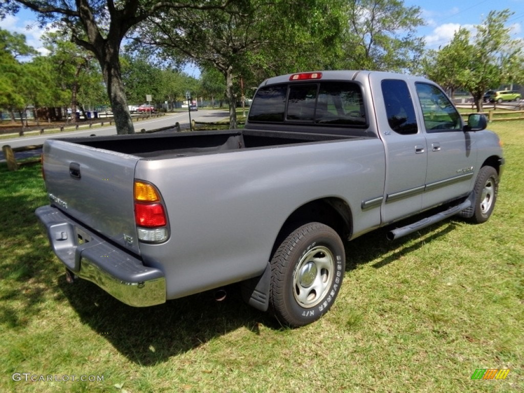 2000 Tundra SR5 Extended Cab - Thunder Gray Metallic / Light Charcoal photo #9