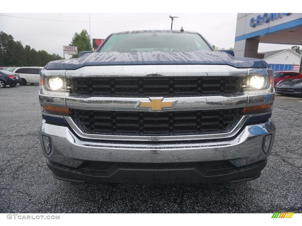 2017 Silverado 1500 LT Crew Cab - Deep Ocean Blue Metallic / Jet Black photo #2