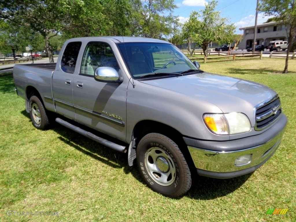 2000 Tundra SR5 Extended Cab - Thunder Gray Metallic / Light Charcoal photo #13