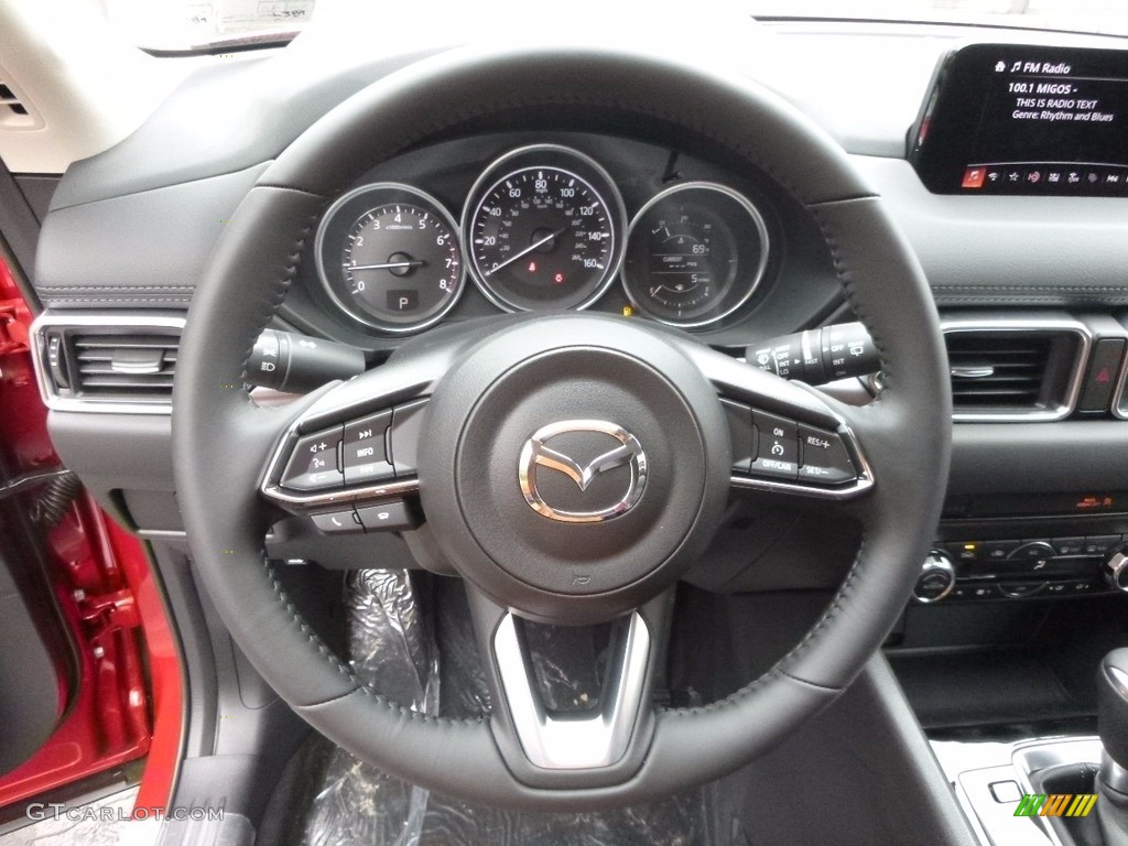 2017 Mazda CX-5 Touring AWD Black Steering Wheel Photo #120290735