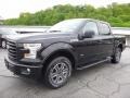 2017 Shadow Black Ford F150 XLT SuperCrew 4x4  photo #6