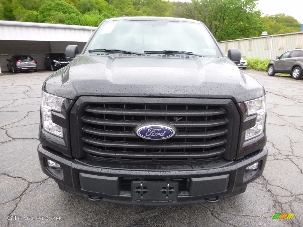 2017 F150 XLT SuperCrew 4x4 - Shadow Black / Black photo #7