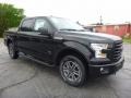 2017 Shadow Black Ford F150 XLT SuperCrew 4x4  photo #8