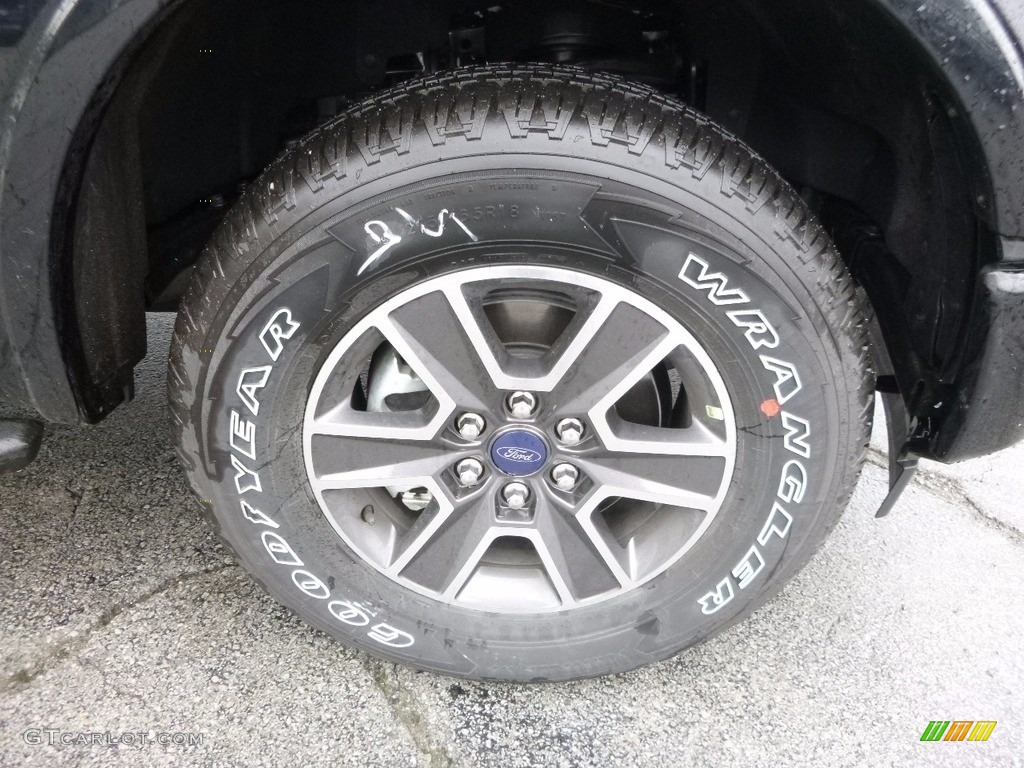 2017 F150 XLT SuperCrew 4x4 - Shadow Black / Black photo #9