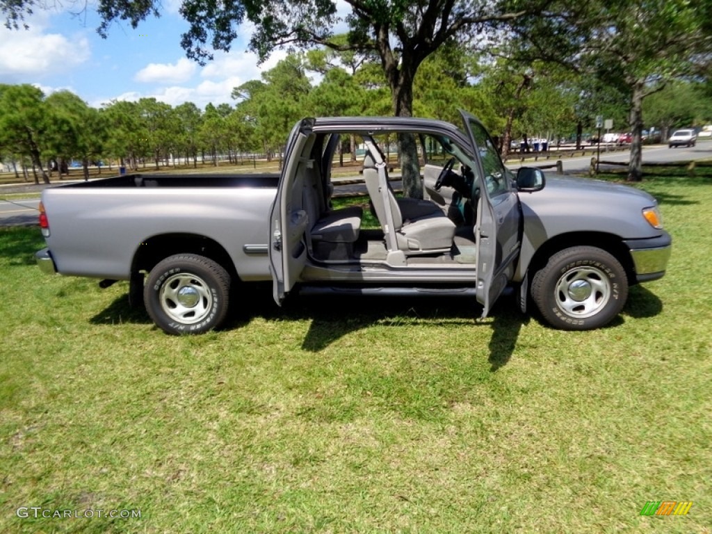 2000 Tundra SR5 Extended Cab - Thunder Gray Metallic / Light Charcoal photo #27