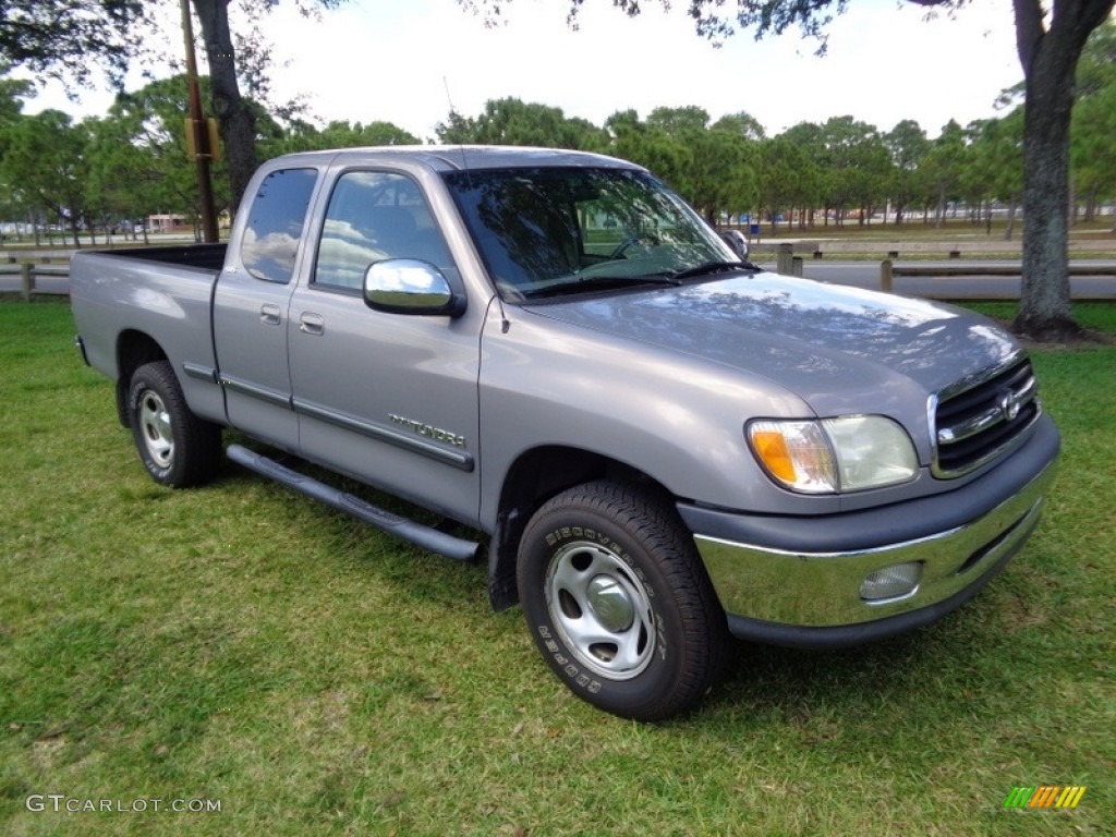2000 Tundra SR5 Extended Cab - Thunder Gray Metallic / Light Charcoal photo #31
