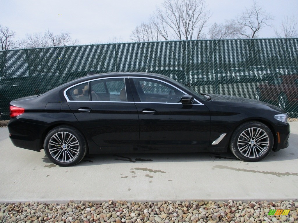 2017 5 Series 530i xDrive Sedan - Jet Black / Cognac photo #2