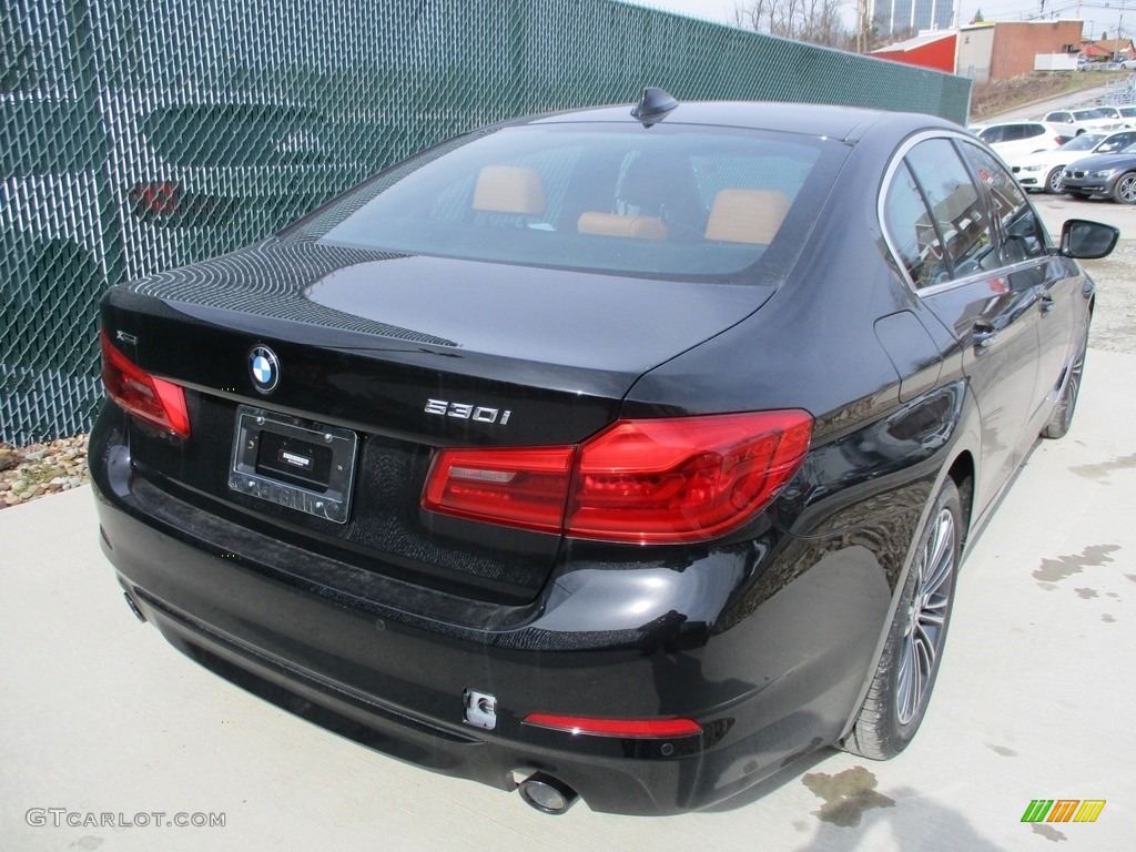2017 5 Series 530i xDrive Sedan - Jet Black / Cognac photo #4