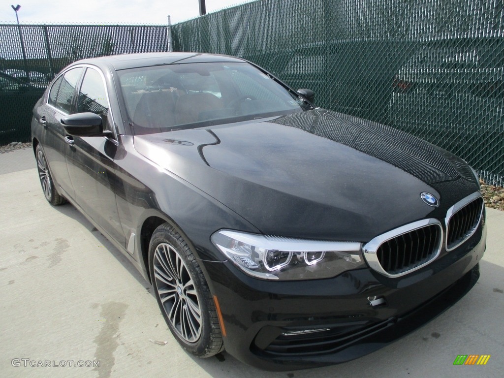 2017 5 Series 530i xDrive Sedan - Jet Black / Cognac photo #5