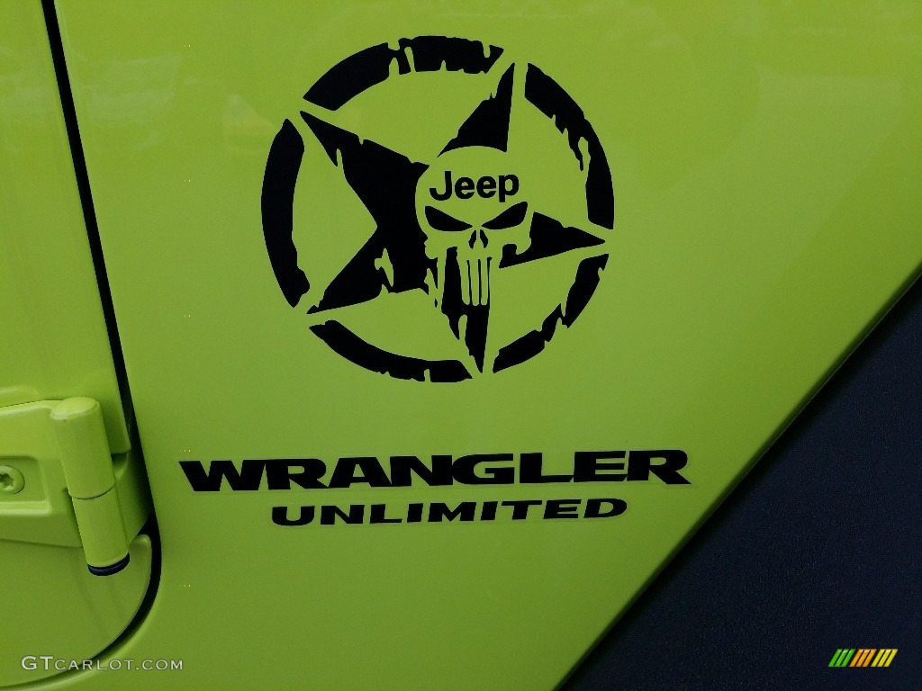 2017 Wrangler Unlimited Sport 4x4 - Hypergreen / Black photo #3