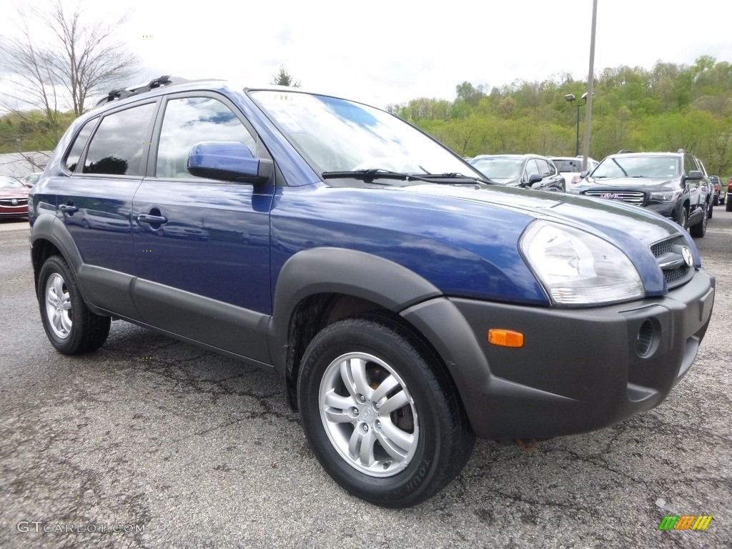 2008 Tucson SE 4WD - Nautical Blue / Gray photo #4