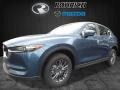 2017 Blue Reflex Mica Mazda CX-5 Touring AWD  photo #4