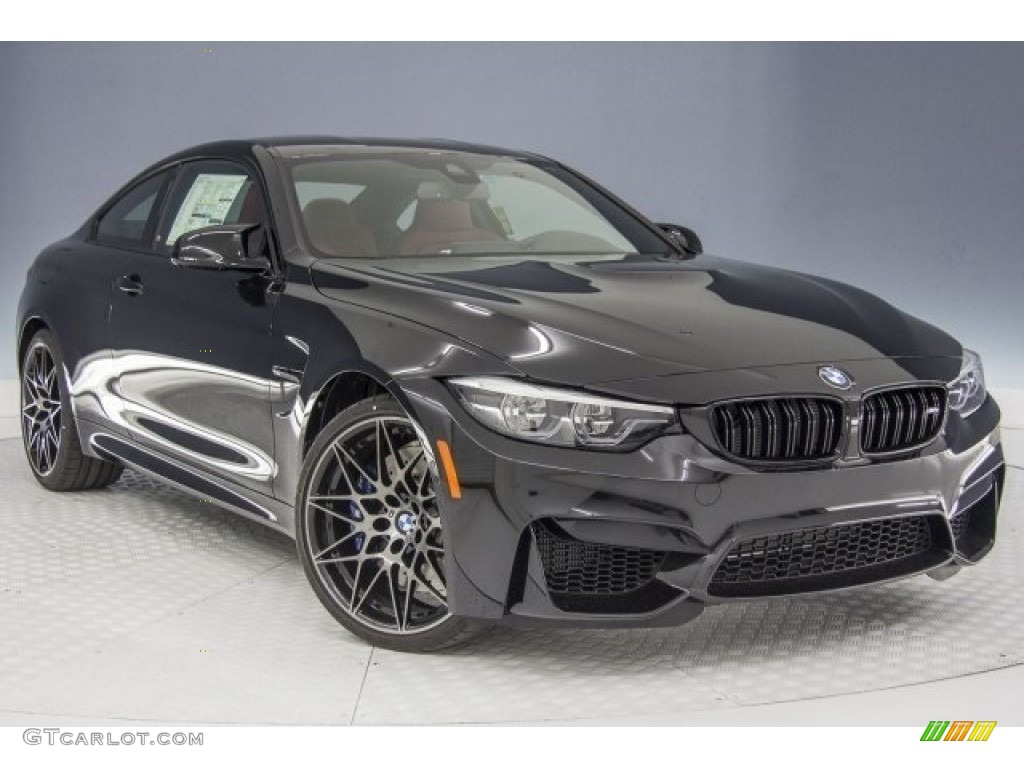 Black Sapphire Metallic 2018 BMW M4 Coupe Exterior Photo #120295085