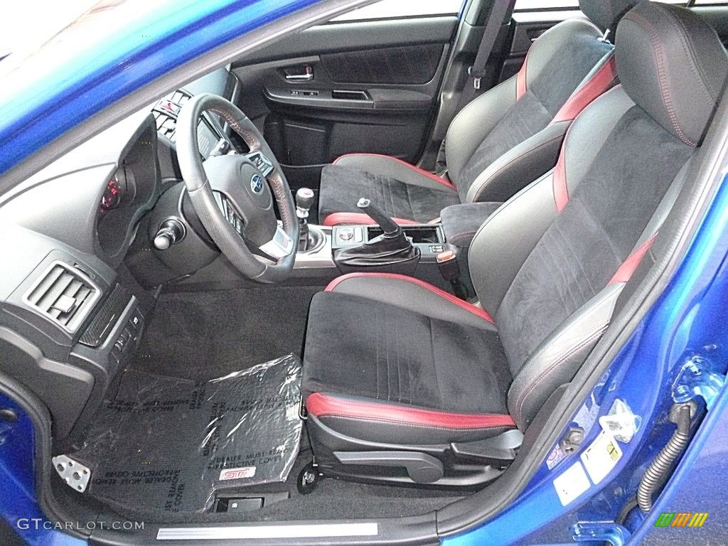 Carbon Black Interior 2015 Subaru WRX STI Photo #120297026