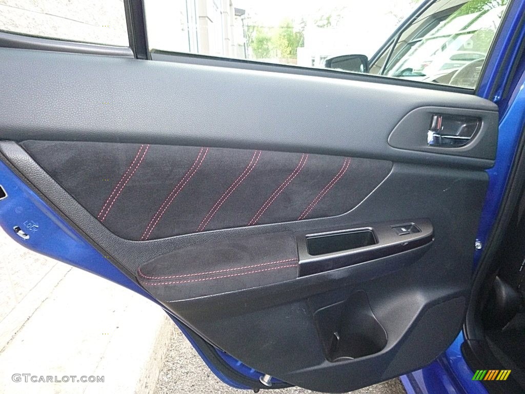 2015 Subaru WRX STI Carbon Black Door Panel Photo #120297101