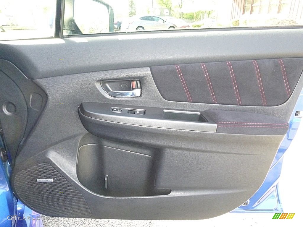 2015 Subaru WRX STI Carbon Black Door Panel Photo #120297194
