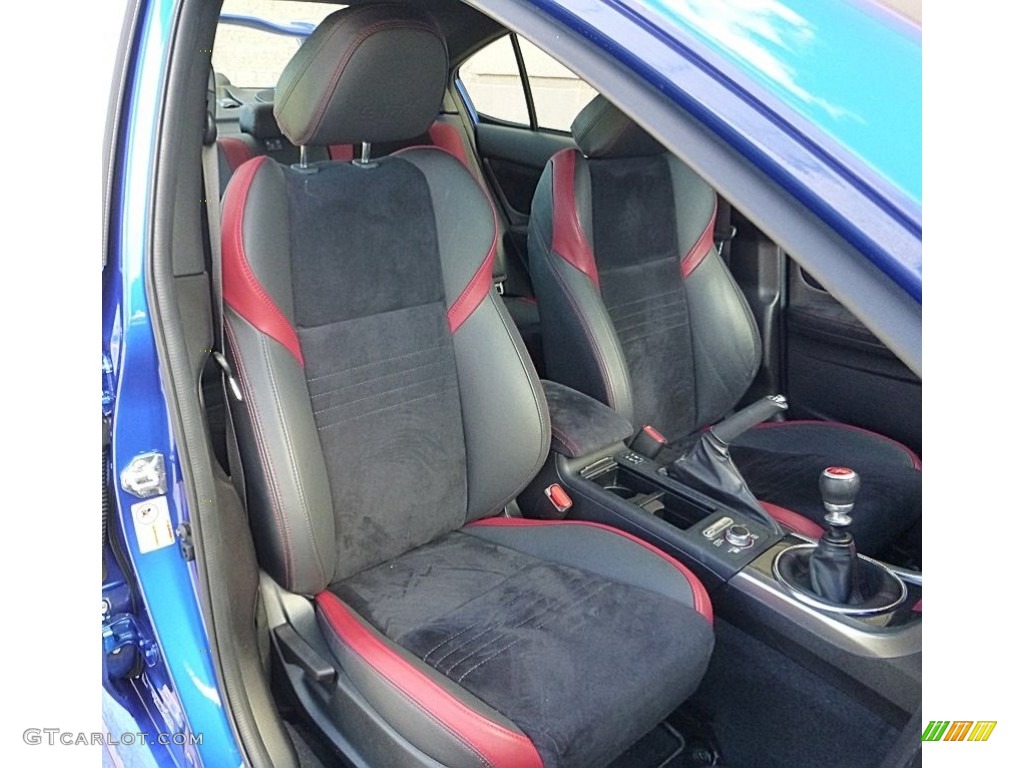 Carbon Black Interior 2015 Subaru WRX STI Photo #120297215