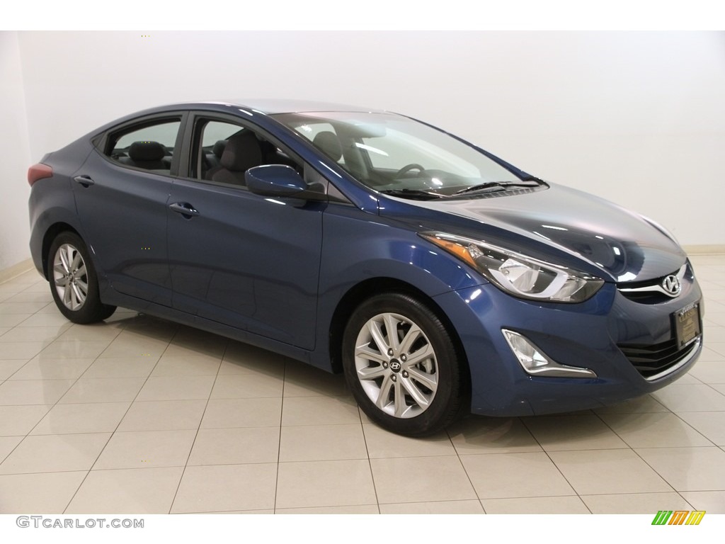 2015 Elantra SE Sedan - Windy Sea Blue / Gray photo #1