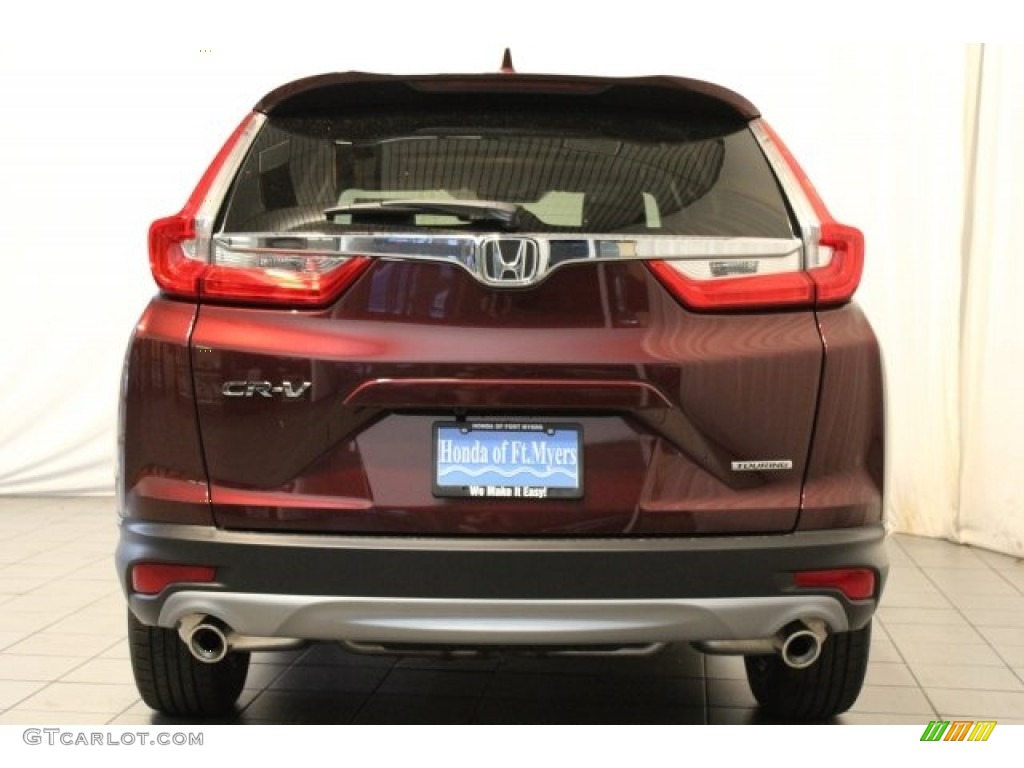 2017 CR-V Touring - Basque Red Pearl II / Gray photo #5