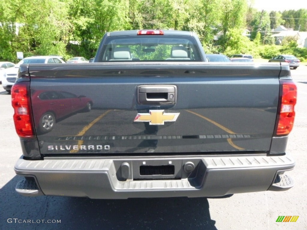 2017 Silverado 1500 WT Regular Cab 4x4 - Graphite Metallic / Dark Ash/Jet Black photo #8