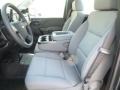Dark Ash/Jet Black 2017 Chevrolet Silverado 1500 WT Regular Cab 4x4 Interior Color