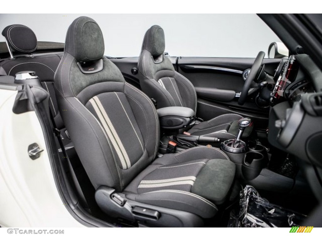 Double Stripe Carbon Black Interior 2017 Mini Convertible John Cooper Works Photo #120299783