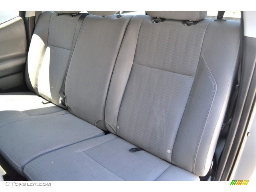 2017 Tacoma SR5 Double Cab 4x4 - Silver Sky Metallic / Cement Gray photo #21