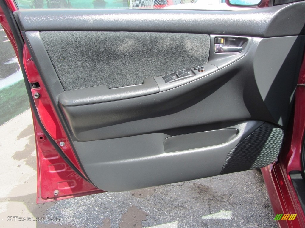 2004 Corolla S - Impulse Red / Light Gray photo #10