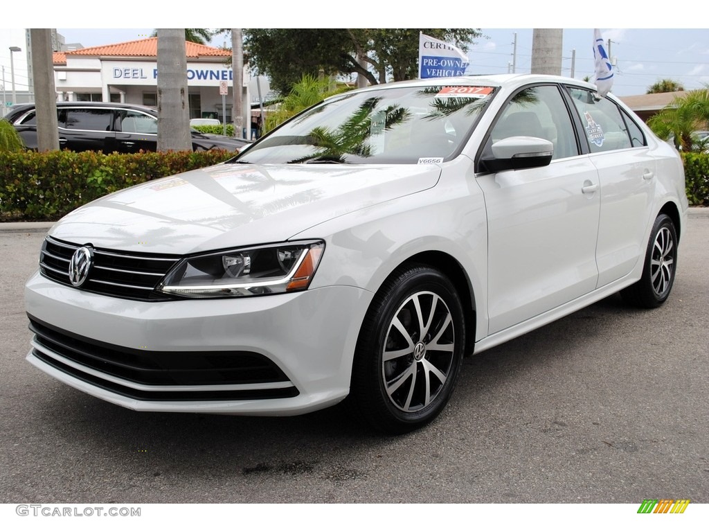 2017 Jetta SE - Pure White / Cornsilk Beige photo #5