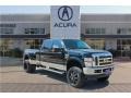 Black Clearcoat 2009 Ford F350 Super Duty King Ranch Crew Cab 4x4 Dually