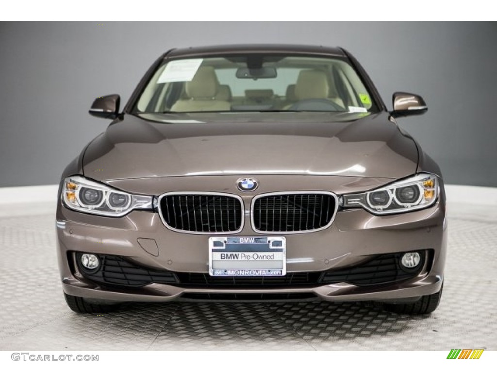 2014 3 Series 328d Sedan - Sparkling Brown Metallic / Venetian Beige photo #2
