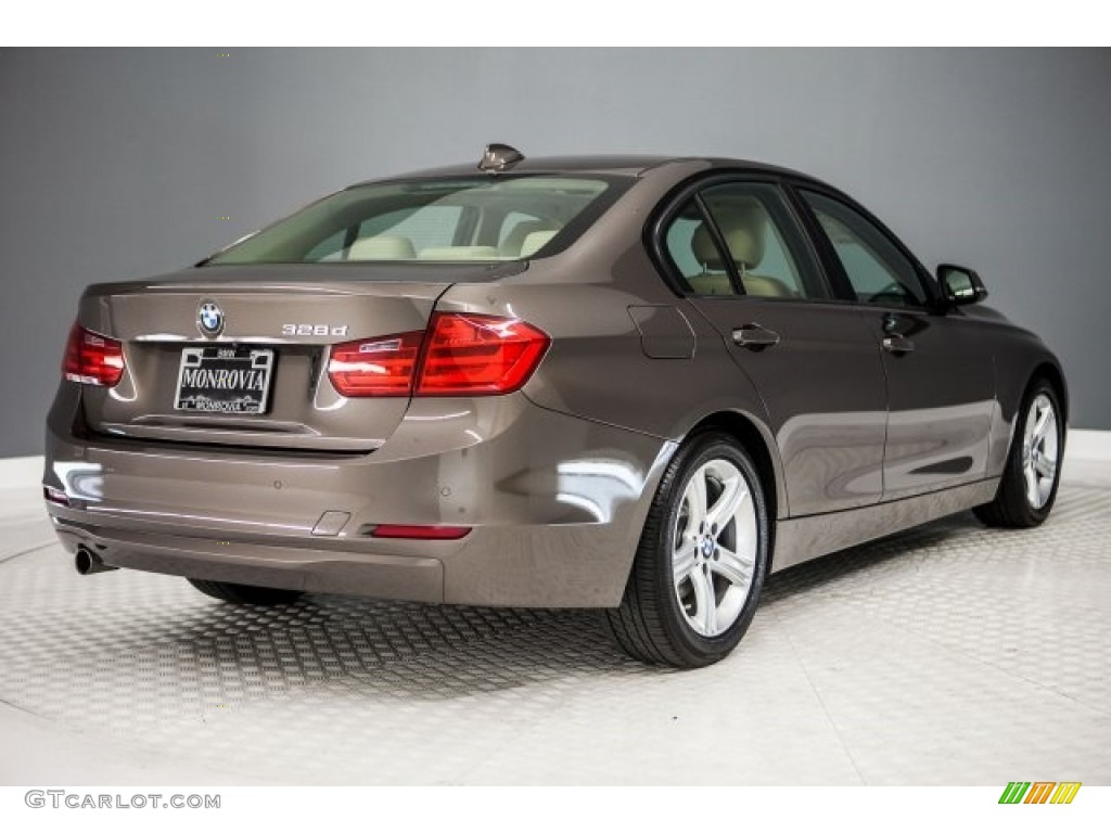 2014 3 Series 328d Sedan - Sparkling Brown Metallic / Venetian Beige photo #13