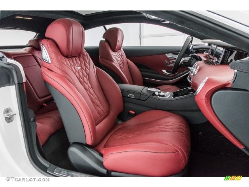 designo Bengal Red/Black Interior 2017 Mercedes-Benz S 550 4Matic Coupe Photo #120308990