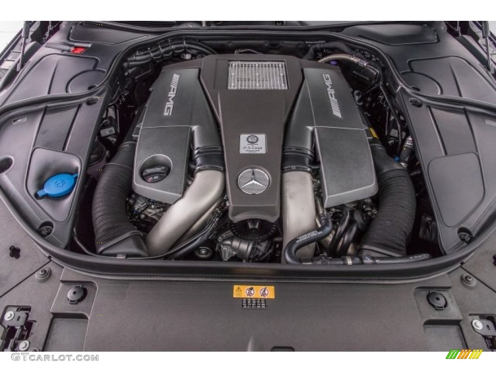 2017 Mercedes-Benz S 63 AMG 4Matic Cabriolet 5.5 Liter AMG biturbo DOHC 32-Valve VVT V8 Engine Photo #120309365