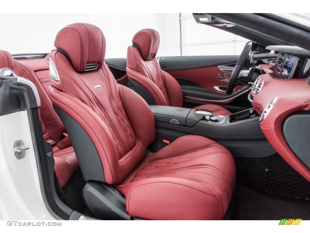designo Bengal Red/Black Interior 2017 Mercedes-Benz S 63 AMG 4Matic Cabriolet Photo #120309908